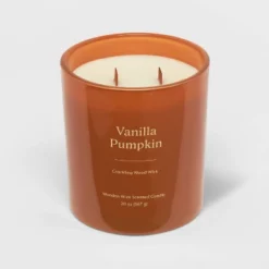 20oz Glass Woodwick Vanilla Pumpkin Candle - Threshold™ -Threshold Sales Store GUEST 000ffd03 bef2 4ee7 aed0 dd9505355641