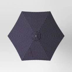 9'x9' Arete Market Patio Umbrella Navy - Threshold™ -Threshold Sales Store GUEST 0340ac0d b37f 4927 9bf3 a99c7d4839b2