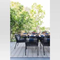 Pattern Stripe Outdoor Rug Blue - Threshold™ -Threshold Sales Store GUEST 07fecbf4 2ea7 47c7 a231 02723637f4c0