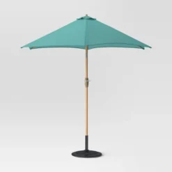 9'x9' Market Patio Umbrella - Light Wood Pole - Threshold™ -Threshold Sales Store GUEST 0d7920cf fc5f 4dad a993 553b51c3c213
