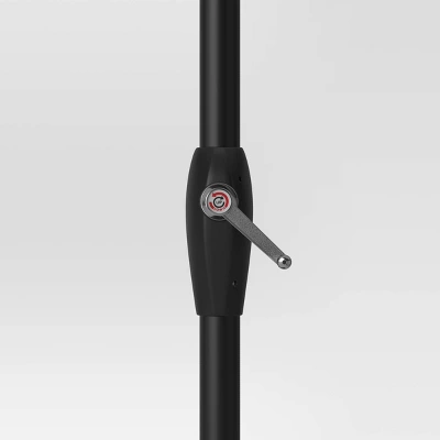 10'x6' Rectangular Market Patio Umbrella - Black Pole - Threshold™ 4 10'x6' Rectangular Market Patio Umbrella - Black Pole - Threshold™ - Image 4