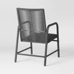 2pc Granby Padded Wicker Outdoor Patio Dining Chairs Arm Chairs Gray - Threshold™ -Threshold Sales Store GUEST 21f7b8b5 bc51 4b1d 966d 02e361bd1162