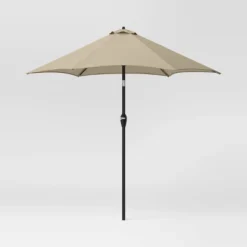 9'x9' Market Patio Umbrella - Black Pole - Threshold™ -Threshold Sales Store GUEST 26376d4f 0c79 4670 8138 0cf481a01677