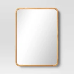 22" X 30" Rounded Corner Wood Wall Mirror - Threshold™ -Threshold Sales Store GUEST 2825b806 598b 4f63 b5bc 67a80e9b7309