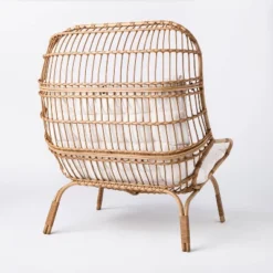 Wicker & Metal Outdoor Patio Chair, Egg Chair Natural - Threshold™ Designed With Studio McGee -Threshold Sales Store GUEST 28382aa6 dee2 4001 9b12 305562e94096