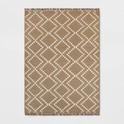 Check Diamonds Outdoor Rug Tan - Threshold™ -Threshold Sales Store GUEST 2abd2c8e 928f 4aad a501 58a5ed86f643