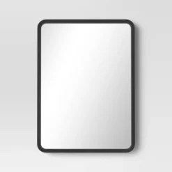 22" X 30" Rounded Corner Wood Wall Mirror - Threshold™ -Threshold Sales Store GUEST 300779ed c898 487e 9f3b ef546a8d06b9