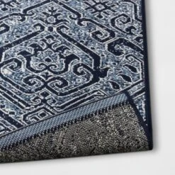 Paisley Outdoor Rug Blue - Threshold™ -Threshold Sales Store GUEST 335bc1b1 ac84 47bf 9163 4d9eb7e49009