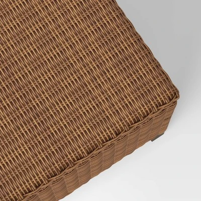 Brookfield Steel Wicker Folding Coffee Table - Threshold™ 4 Brookfield Steel Wicker Folding Coffee Table - Threshold™ - Image 4