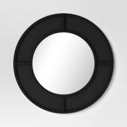 28" Caning Round Wall Mirror - Threshold™ -Threshold Sales Store GUEST 4f622bac 11fd 4e93 8fba 9776dadc47c4