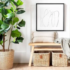 (Set Of 2) 24" X 24" Sketch Art Print Black/White - Threshold™ Designed With Studio McGee -Threshold Sales Store GUEST 55a5f7b4 c4ed 4cf8 b20c 11adee0c94de