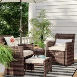 Halsted 5pc Wicker Small Space Patio Furniture Set - Threshold 26 Halsted 5pc Wicker Small Space Patio Furniture Set - Threshold -Threshold Sales Store GUEST 5b71274d a892 473e 8f50 3fb3df26fbd6