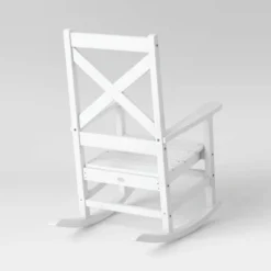 Shawboro POLYWOOD Patio Rocking Chair - White - Threshold™ -Threshold Sales Store GUEST 5f31549b d304 4ea1 8c2d 2563284f6791