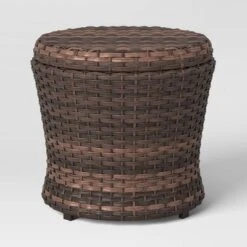 Halsted 5pc Wicker Small Space Patio Furniture Set - Threshold 20 Halsted 5pc Wicker Small Space Patio Furniture Set - Threshold -Threshold Sales Store GUEST 6365b724 e195 4ec0 829a 4e2251684c3a