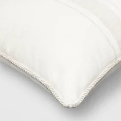 Oversized Placed Striped Square Throw Pillow - Threshold™ -Threshold Sales Store GUEST 683554c0 8d76 4b3f 9a2f 9796e65bed71