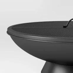 32.6" Metal Wood Burning Bowl With Spark Screen - Threshold™ 5 32.6" Metal Wood Burning Bowl With Spark Screen - Threshold™ -Threshold Sales Store GUEST 6f5f4ecd ec8b 4974 9f9f 7bc915e357f4