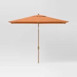 10'x6' Rectangular Market Patio Umbrella - Light Wood Pole - Threshold™ -Threshold Sales Store GUEST 7026a379 acb5 40d3 9e28 ea63462c9136