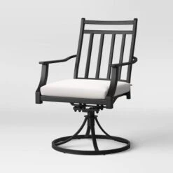 Fairmont 2pk Metal Patio Swivel Rocking Dining Chair - Threshold™ -Threshold Sales Store GUEST 724a742c bead 41f0 9a30 9b11482fa479