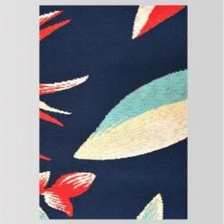 5' X 7' Jungle Tropical Outdoor Rug Navy/Coral - Threshold™ -Threshold Sales Store GUEST 7504d37b a6b2 402e 8836 54b6acd0fb0e