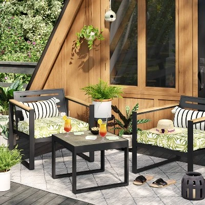 Mira Geometric Diamond Indoor/Outdoor Rug Cream - Threshold™ 1 Mira Geometric Diamond Indoor/Outdoor Rug Cream - Threshold™