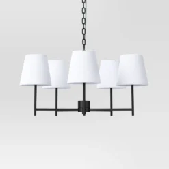5 Arm Shaded Chandelier - Threshold™ 11 5 Arm Shaded Chandelier - Threshold™ -Threshold Sales Store GUEST 7acf848b 4c0f 48ef 9863 fc259012496e
