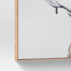 47" X 24" Deer Framed Wall Canvas - Threshold™ 5 47" X 24" Deer Framed Wall Canvas - Threshold™ -Threshold Sales Store GUEST 801f9c94 a9bf 43ed b5ef dcc9caa0f1b7
