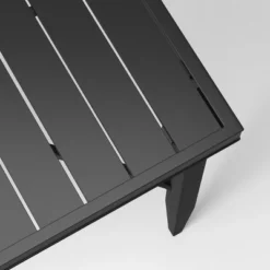 Searsburg Aluminum 6 Person Rectangle Slat Top Patio Dining Table, Outdoor Furniture - Black - Threshold™ 6 Searsburg Aluminum 6 Person Rectangle Slat Top Patio Dining Table, Outdoor Furniture - Black - Threshold™ -Threshold Sales Store GUEST 85538e8e 4b99 48fb 8c4d d2d92c84f0fb