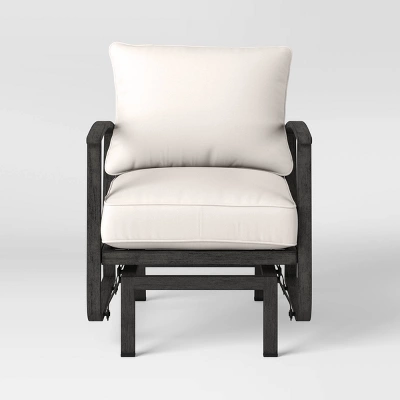 2pc Ryegate Glider Outdoor Patio Chairs, Club Chairs Gray - Threshold™ 3 2pc Ryegate Glider Outdoor Patio Chairs, Club Chairs Gray - Threshold™ - Image 3