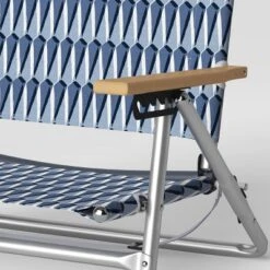 5 Position Beach Chair With Aluminum Frame & Wood Arms - Threshold™ -Threshold Sales Store GUEST 97ae4a09 d58f 41af b73d 625d9a0d66e8