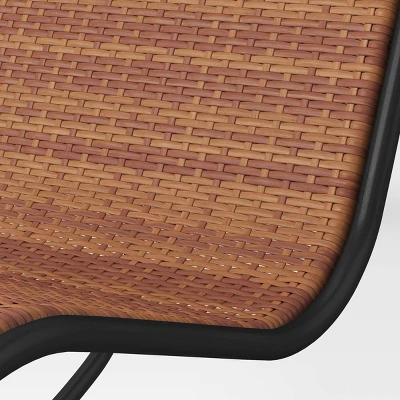 Wexler Wicker Rocking Chair - Black - Threshold™ 4 Wexler Wicker Rocking Chair - Black - Threshold™ - Image 4