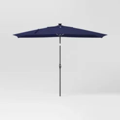 10'x6' Rectangular Solar Market Patio Umbrella - Black Pole - Threshold™ 14 10'x6' Rectangular Solar Market Patio Umbrella - Black Pole - Threshold™ -Threshold Sales Store GUEST 9f5015ed 9b81 4588 8ca4 f7b1151ddc5c
