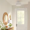 Metal Semi Flush Mount White - Threshold™