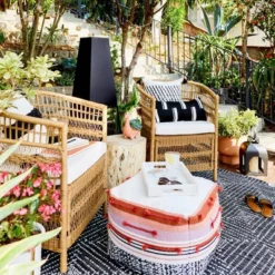 Mulberry 3pc Patio Chat Set - Natural - Threshold™ -Threshold Sales Store GUEST a2e21cfb 9a8a 4a42 ade9 0f769912e1b7