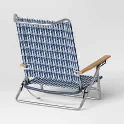 5 Position Beach Chair With Aluminum Frame & Wood Arms - Threshold™ -Threshold Sales Store GUEST a2ecffc2 8298 48e2 9451 f769ebfbd8ba