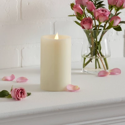 3" X 5" LED Pillar Candle Cream - Threshold™ 1 3" X 5" LED Pillar Candle Cream - Threshold™