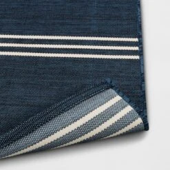 4' X 6' Outdoor Rug Stripe Navy - Threshold™ -Threshold Sales Store GUEST ab19d517 23bc 45b4 8cc5 5b8a54d84e93