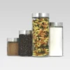 Glass Cylinder Canister Set Of 4 - Threshold™