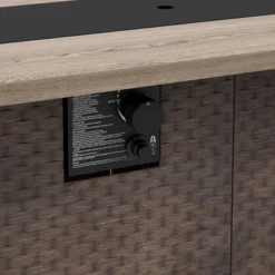 Stamped Steel Wicker Propane Fire Pit Brown - Threshold™ 7 Stamped Steel Wicker Propane Fire Pit Brown - Threshold™ -Threshold Sales Store GUEST b3c5b10d 8b13 4da4 967a 929f81e76b02