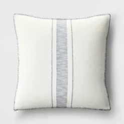 Oversized Placed Striped Square Throw Pillow - Threshold™ -Threshold Sales Store GUEST b73cc5c6 e43c 4fa5 841d f3be68dfc4ae