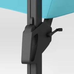 11'x11' Offset Patio Umbrella Turquoise - Black Pole - Threshold™ -Threshold Sales Store GUEST baafe067 9868 4b8a 8044 f5160e25c6fd