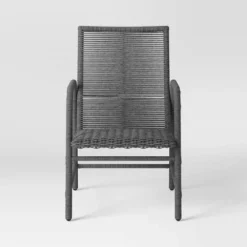 2pc Granby Padded Wicker Outdoor Patio Dining Chairs Arm Chairs Gray - Threshold™ -Threshold Sales Store GUEST bca6da76 1e54 4ac7 99a4 04127581bb82