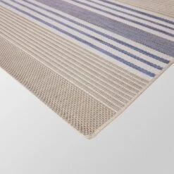 Sand Stripe Outdoor Rug Blue - Threshold™ -Threshold Sales Store GUEST be5a23a4 e4eb 4a24 99a5 fd53a8d6e784