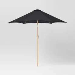 9'x9' Market Patio Umbrella - Light Wood Pole - Threshold™ -Threshold Sales Store GUEST c4c0bbb8 c405 41bf b52a c8a0a08399af