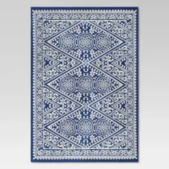 Tapestry Outdoor Rug Blue - Threshold -Threshold Sales Store GUEST c6cb82bb 0559 4b3f b038 183ae21d9aeb