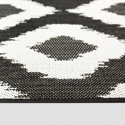 Diamond Ikat Outdoor Rug - Threshold 3 Diamond Ikat Outdoor Rug - Threshold - Image 3