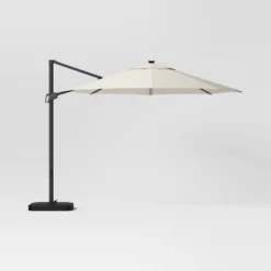 11'x11' Offset Solar Patio Umbrella - Black Pole - Threshold™ 10 11'x11' Offset Solar Patio Umbrella - Black Pole - Threshold™ -Threshold Sales Store GUEST cf582cf1 085e 4b0f af3c 1c135f37dcb8