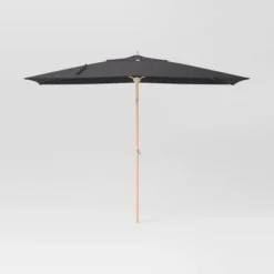 10'x6' Rectangular Market Patio Umbrella - Light Wood Pole - Threshold™ -Threshold Sales Store GUEST d89187f0 45e4 4db4 80b8 710bf9167e62