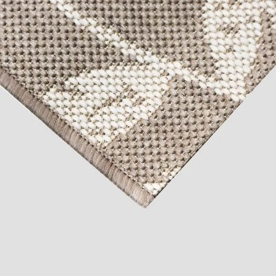 7' X 10' Vintage Floral Outdoor Rug Neutral - Threshold™ 1 7' X 10' Vintage Floral Outdoor Rug Neutral - Threshold™