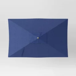 10'x6' Rectangular Market Patio Umbrella - Light Wood Pole - Threshold™ -Threshold Sales Store GUEST da953ab7 3018 4b76 8764 bfa251530b2a