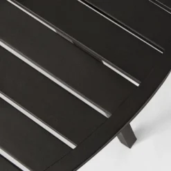 Fairmont 4-Person Round Patio Dining Table Black - Threshold™ -Threshold Sales Store GUEST de8cf5a5 26a2 4eba 9d7b e353f05fe674